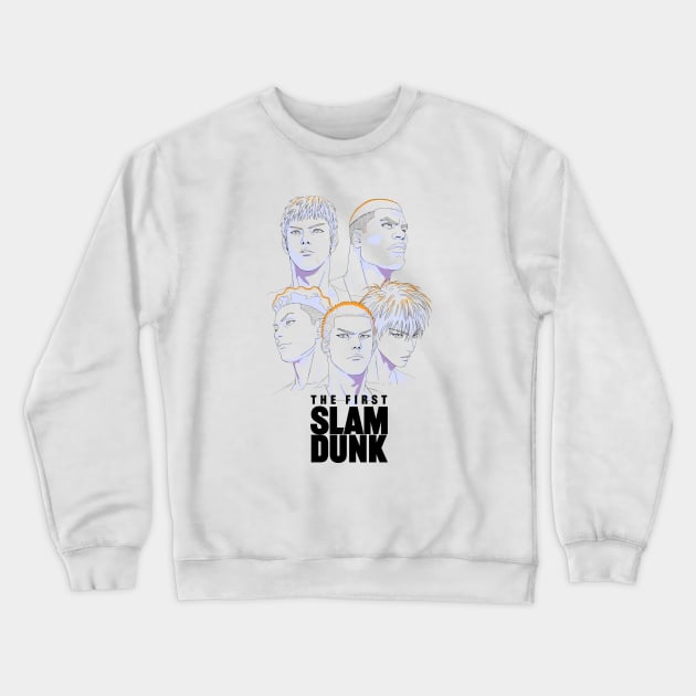 Slam Dunk The First sakuragi rukawa shohoku fanmade Crewneck Sweatshirt by kaitokid